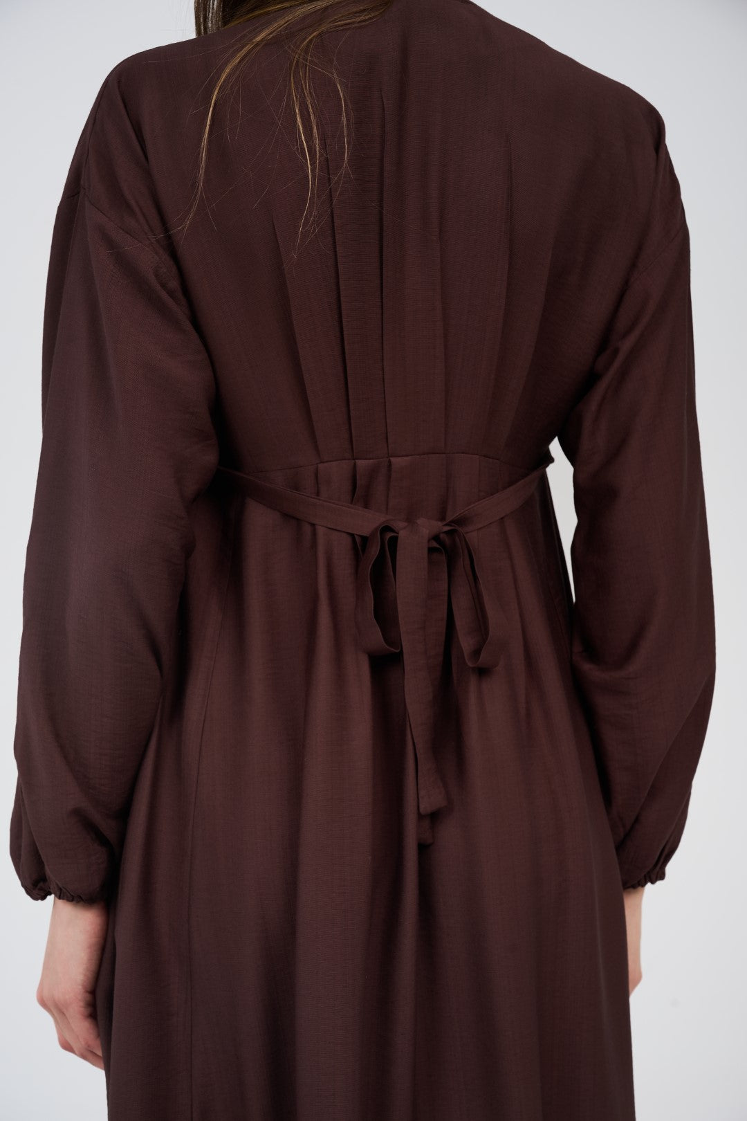 Women’s Button-Front Maxi Dress with V-Neck