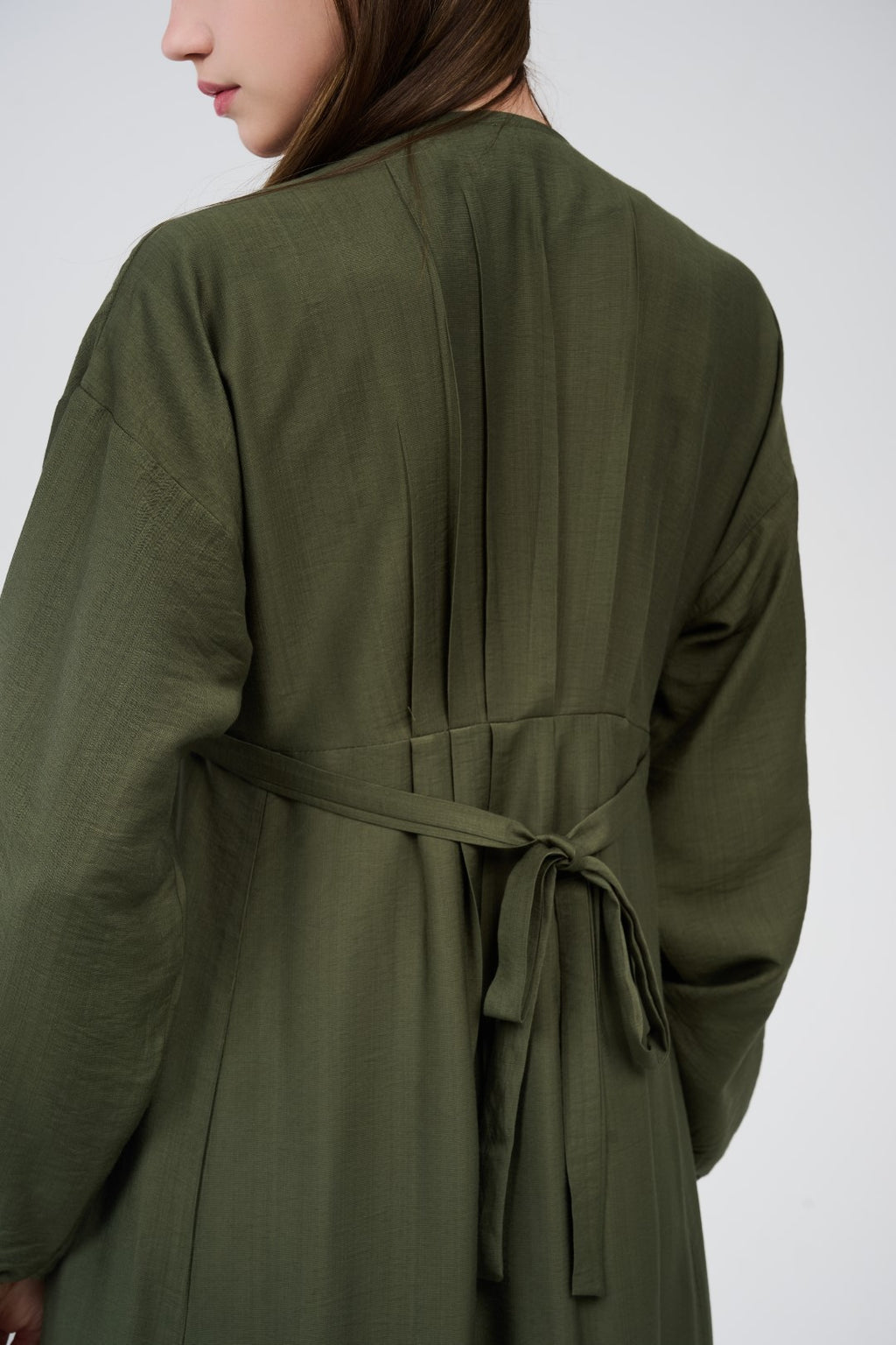 Women’s Button-Front Maxi Dress with V-Neck