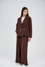 Relaxed Suit – Blazer & Wide-Leg Pants Set