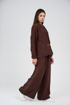 Relaxed Suit – Blazer & Wide-Leg Pants Set