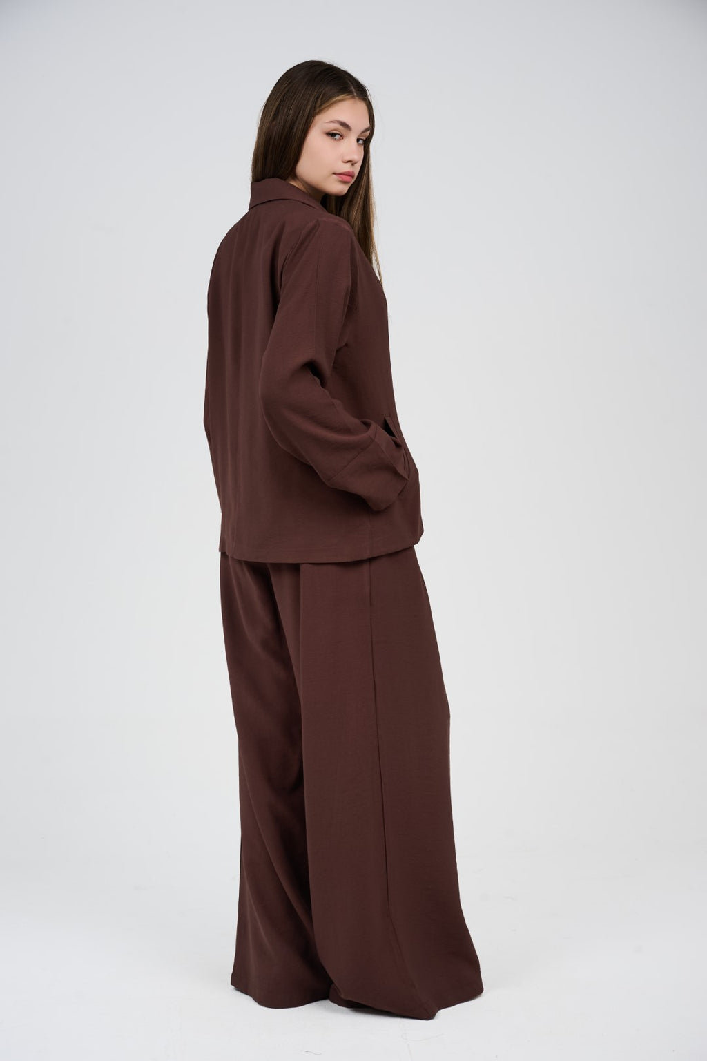 Relaxed Suit – Blazer & Wide-Leg Pants Set