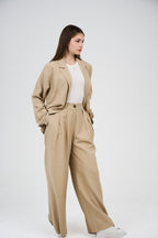 Relaxed Suit – Blazer & Wide-Leg Pants Set