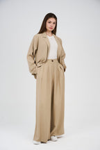 Relaxed Suit – Blazer & Wide-Leg Pants Set