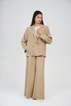 Relaxed Suit – Blazer & Wide-Leg Pants Set