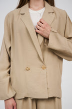 Relaxed Suit – Blazer & Wide-Leg Pants Set