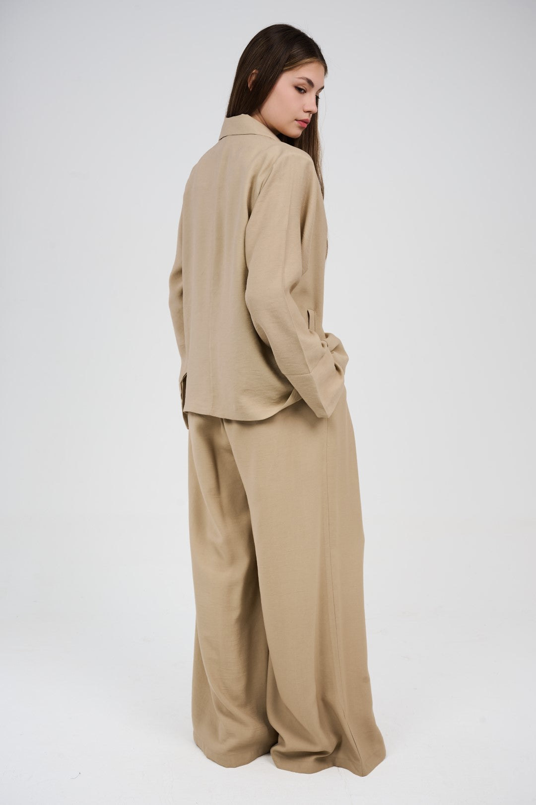 Relaxed Suit – Blazer & Wide-Leg Pants Set