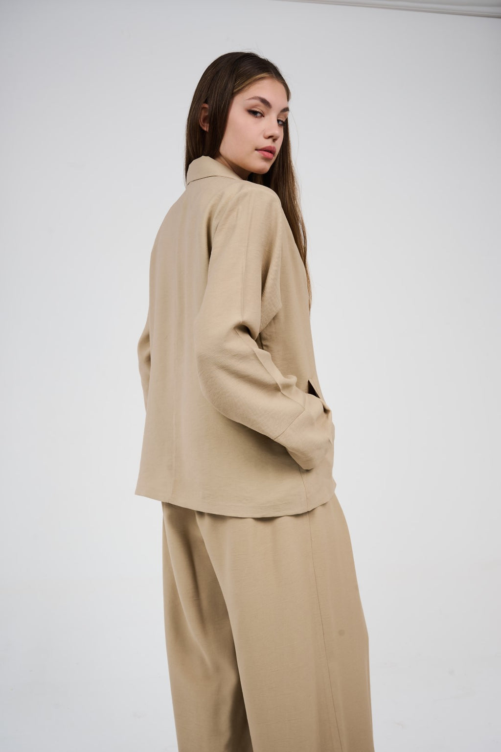Relaxed Suit – Blazer & Wide-Leg Pants Set
