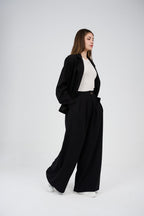 Relaxed Suit – Blazer & Wide-Leg Pants Set