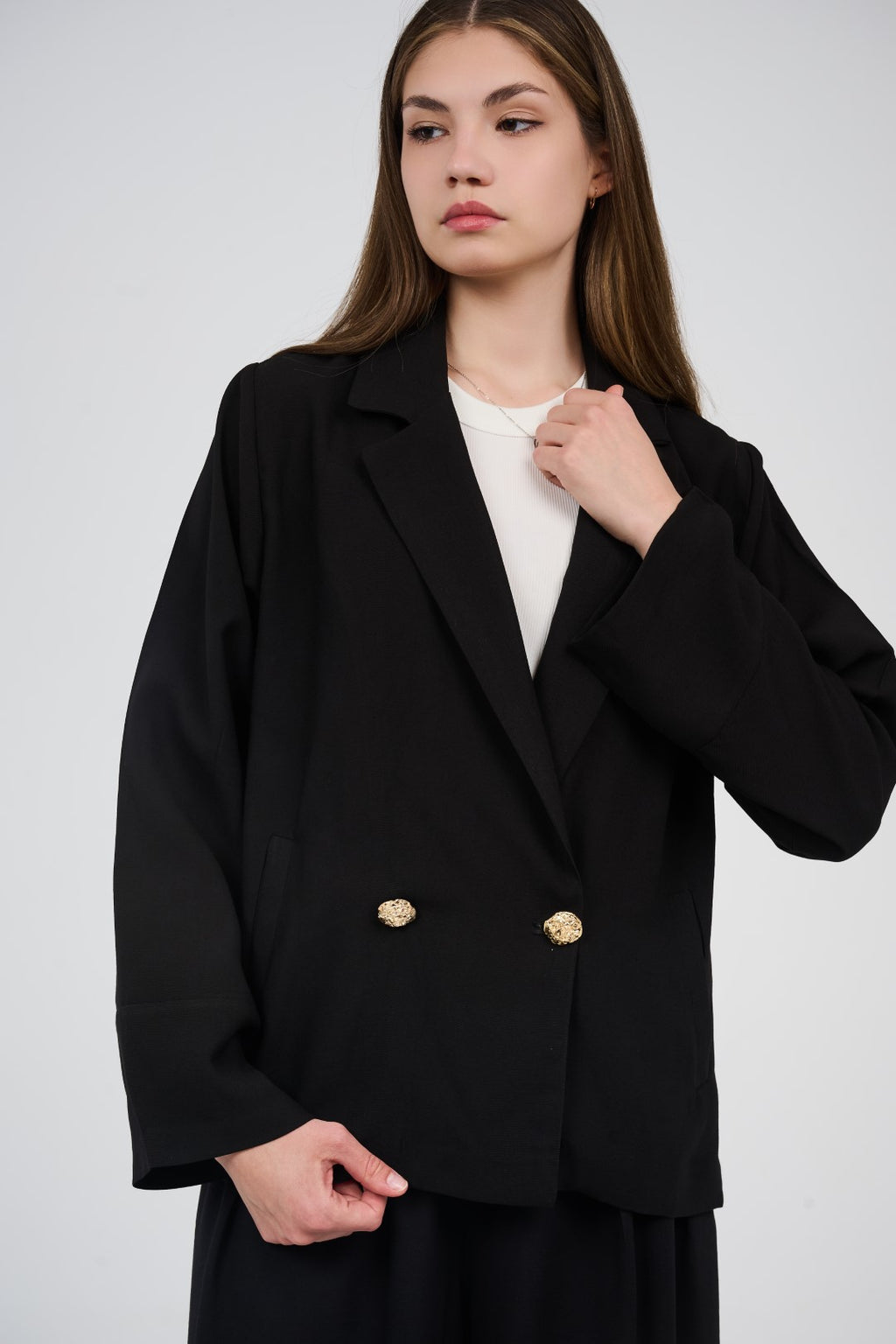 Relaxed Suit – Blazer & Wide-Leg Pants Set