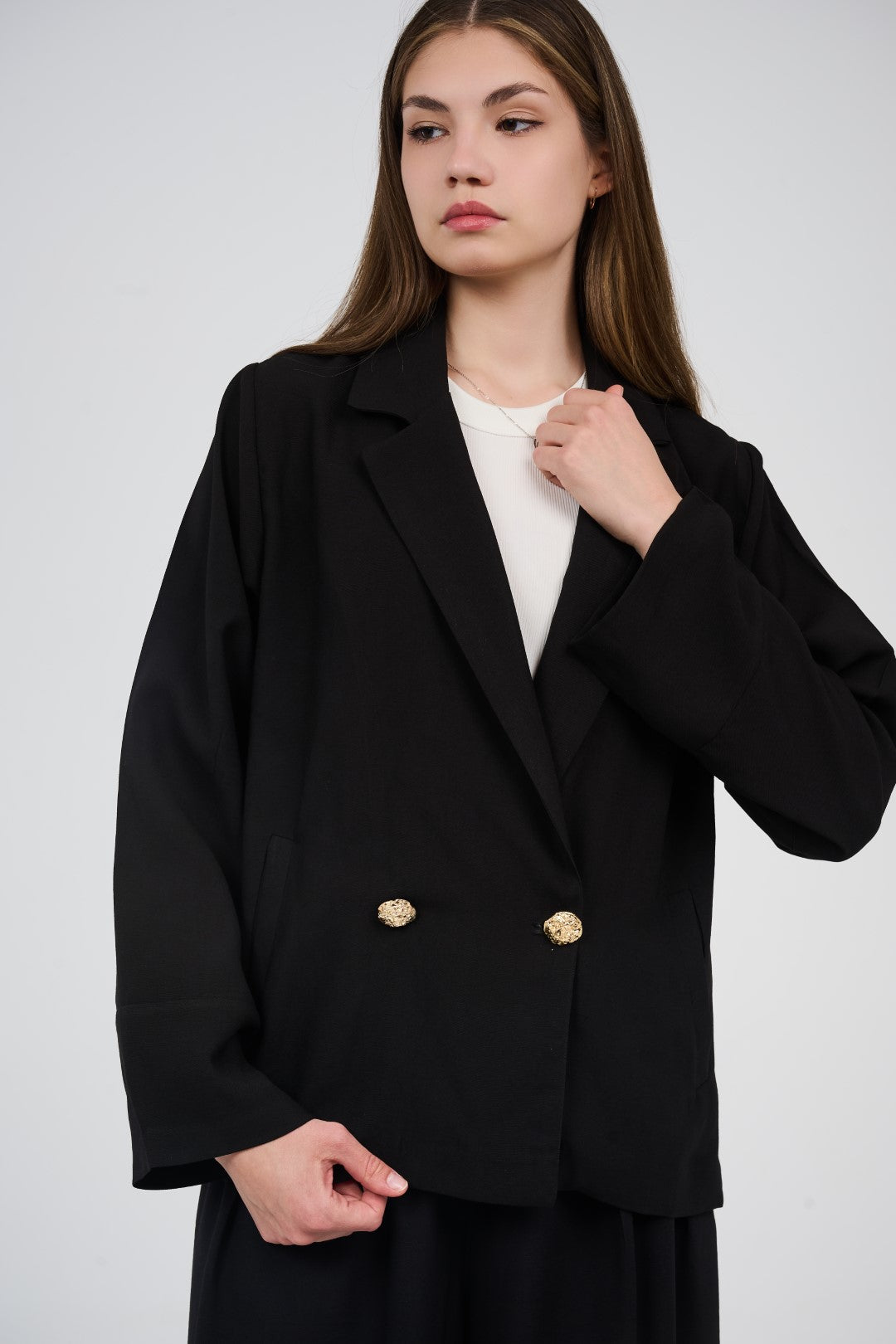 Relaxed Suit – Blazer & Wide-Leg Pants Set