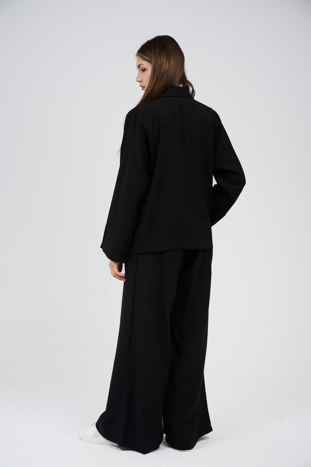 Relaxed Suit – Blazer & Wide-Leg Pants Set