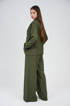 Relaxed Suit – Blazer & Wide-Leg Pants Set