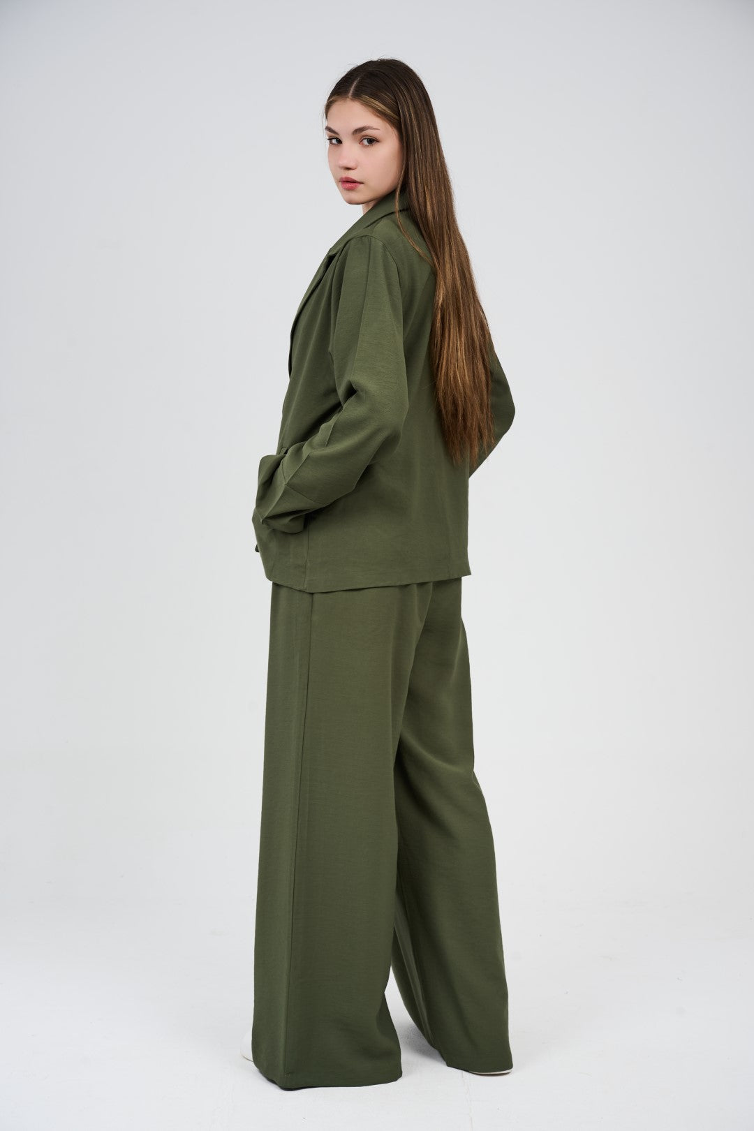 Relaxed Suit – Blazer & Wide-Leg Pants Set