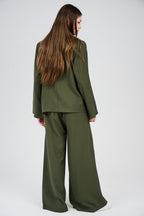 Relaxed Suit – Blazer & Wide-Leg Pants Set