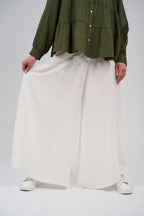 Linen Wide Leg Palazzo Pants