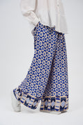 Printed Wide-Leg Palazzo Pants