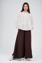 Linen Wide Leg Palazzo Pants