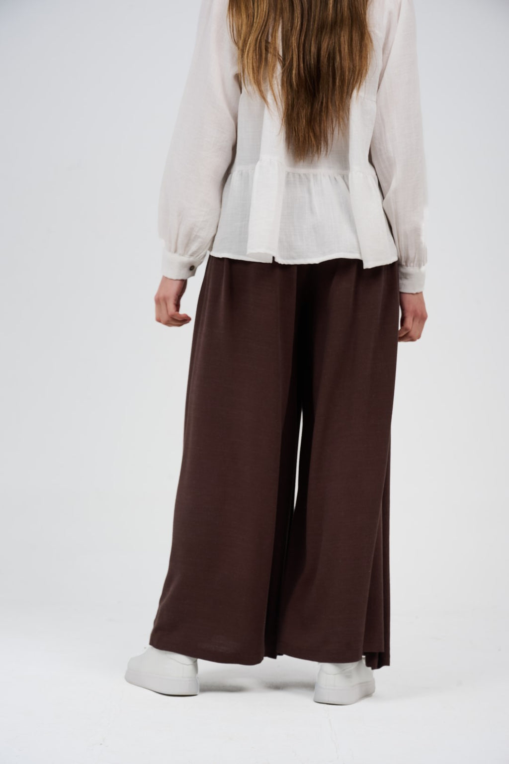 Linen Wide Leg Palazzo Pants