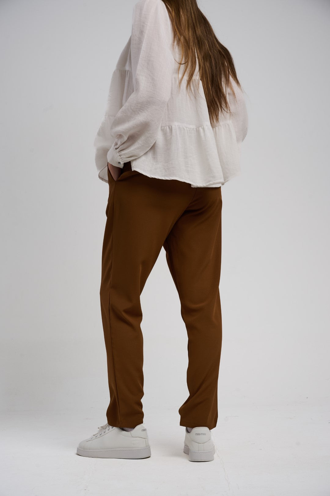 Tailored Cigarette Pants (Slim Straight Tapered Trousers)