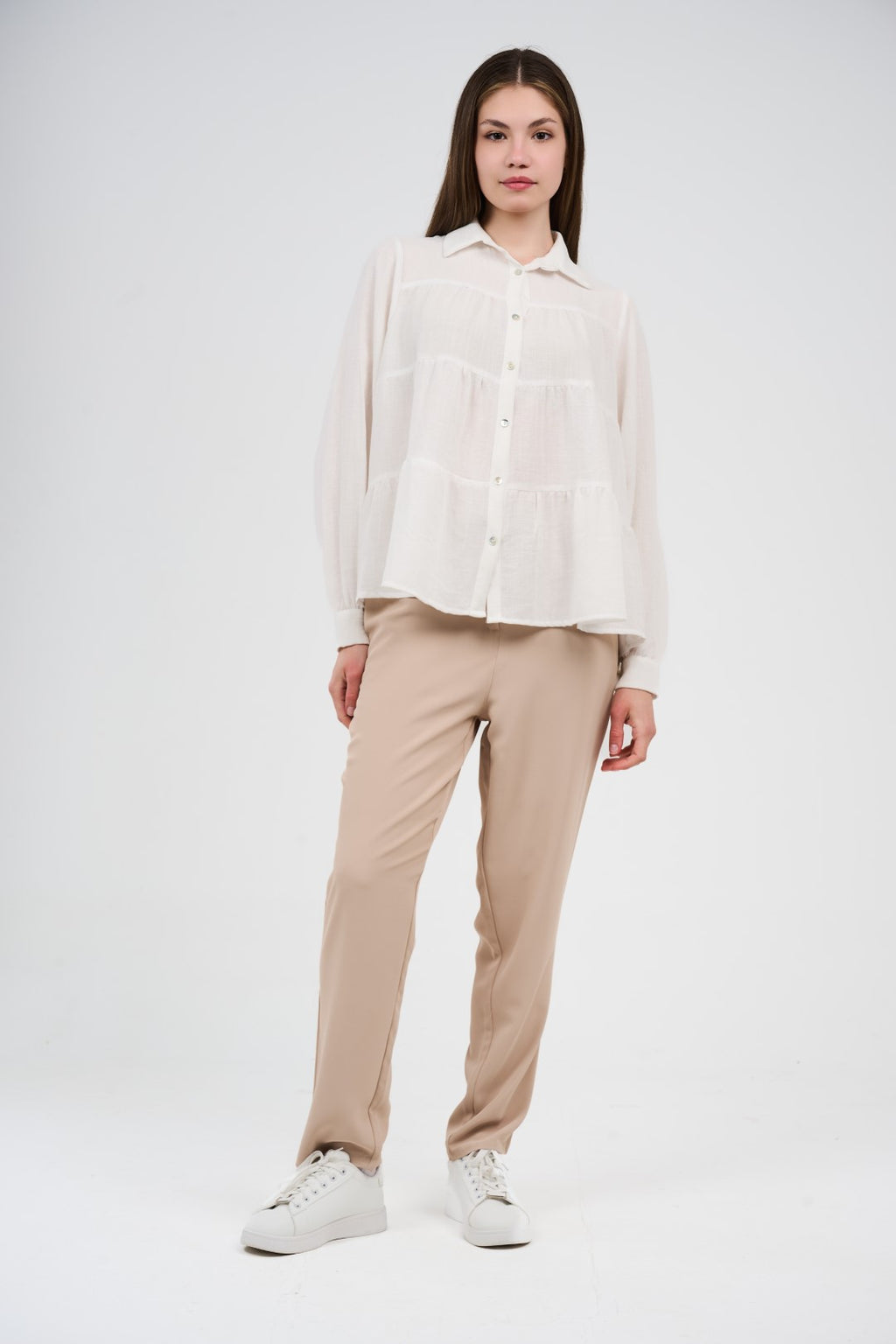 Tailored Cigarette Pants (Slim Straight Tapered Trousers)