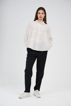 Tailored Cigarette Pants (Slim Straight Tapered Trousers)