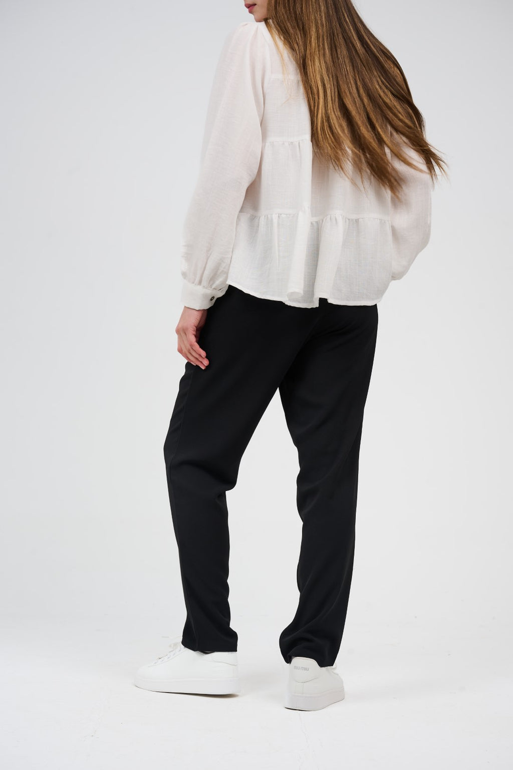 Tailored Cigarette Pants (Slim Straight Tapered Trousers)
