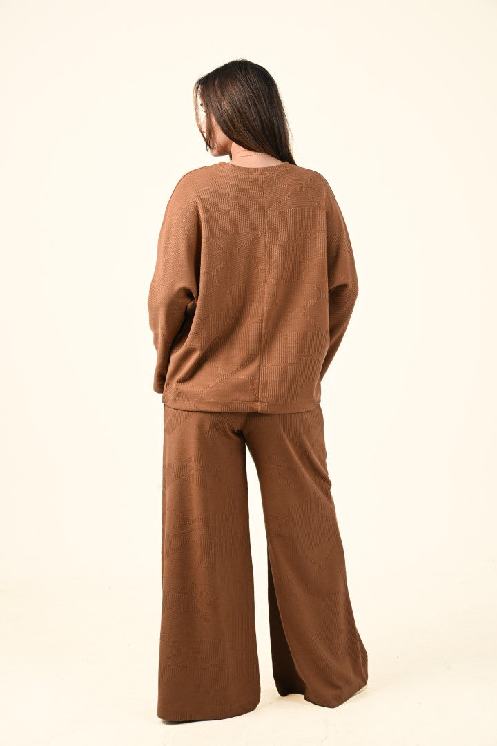 2-Piece Ribbed Knit Co-ord Set