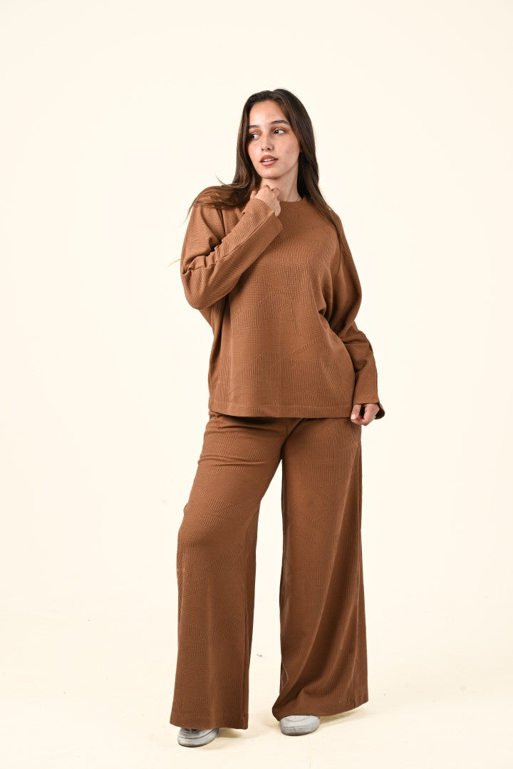 2-Piece Ribbed Knit Co-ord Set