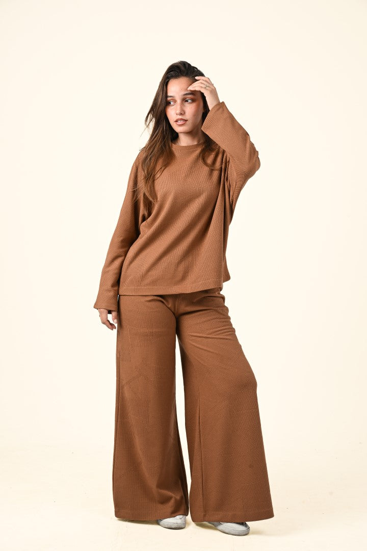 2-Piece Ribbed Knit Co-ord Set