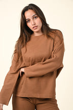 2-Piece Ribbed Knit Co-ord Set