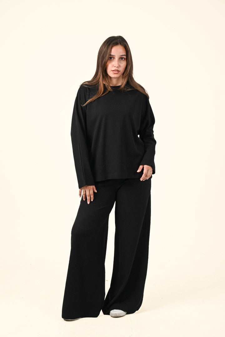 2-Piece Ribbed Knit Co-ord Set