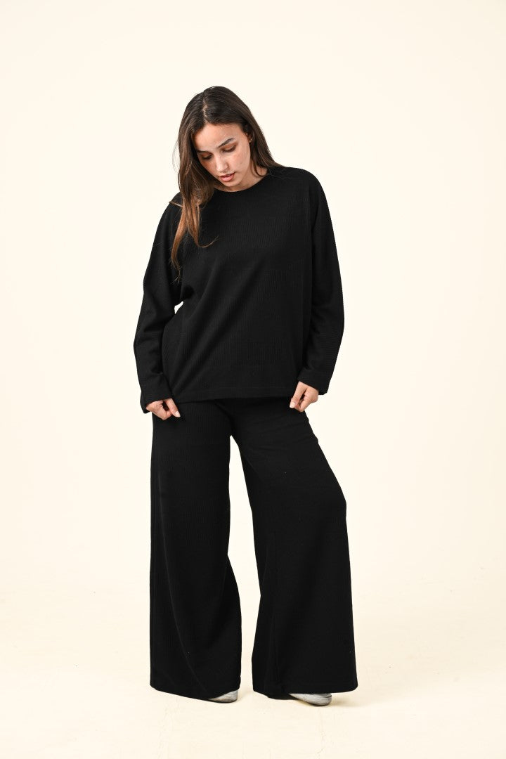 2-Piece Ribbed Knit Co-ord Set