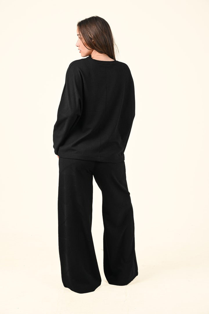 2-Piece Ribbed Knit Co-ord Set