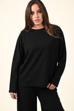 2-Piece Ribbed Knit Co-ord Set