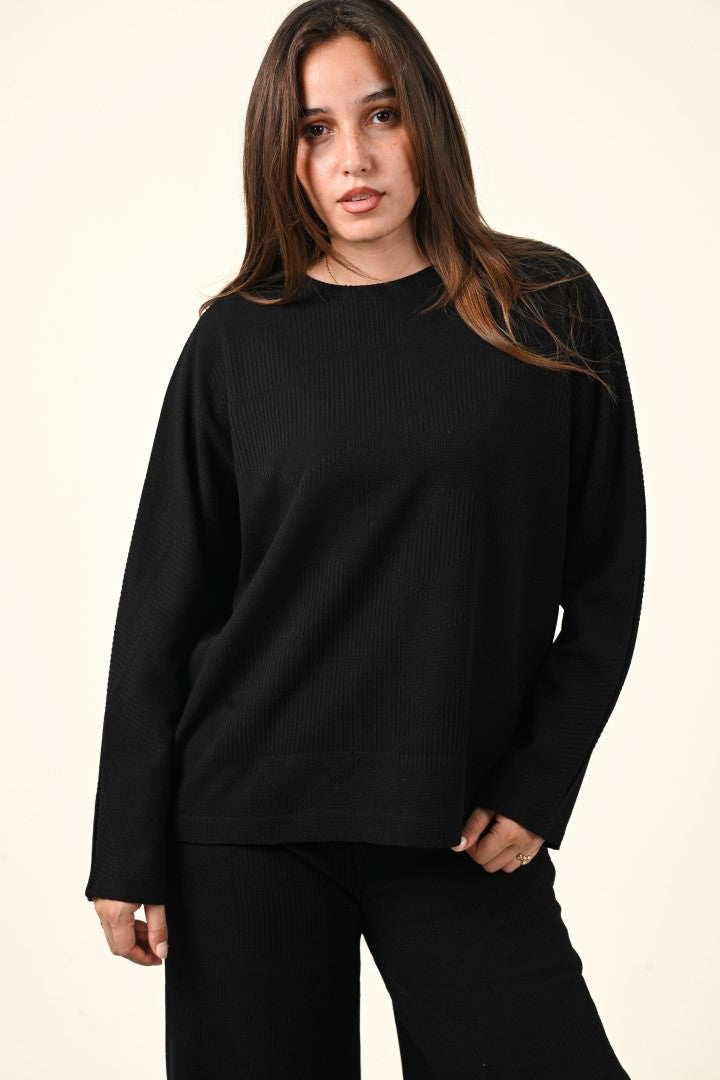 2-Piece Ribbed Knit Co-ord Set