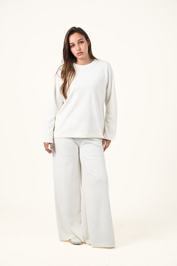 2-Piece Ribbed Knit Co-ord Set