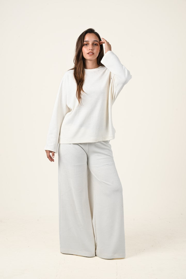 2-Piece Ribbed Knit Co-ord Set