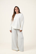 2-Piece Ribbed Knit Co-ord Set