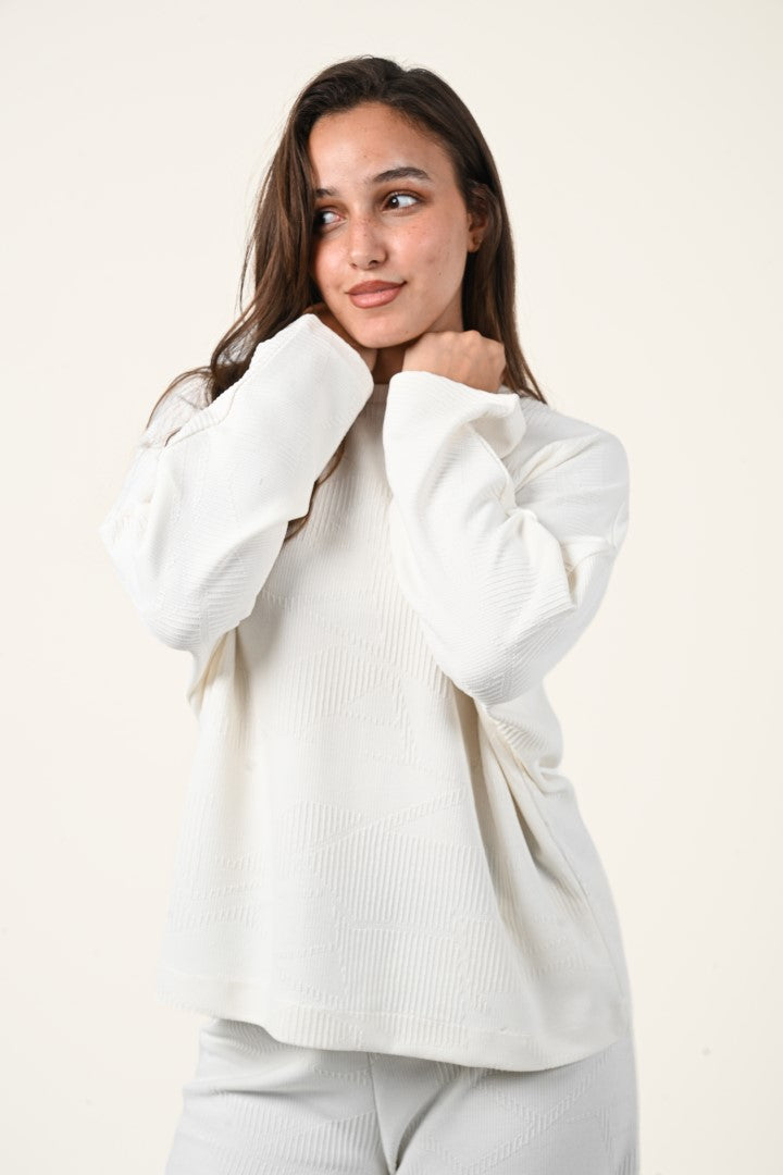 2-Piece Ribbed Knit Co-ord Set