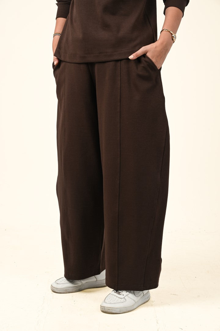 Wide-Leg Casual Pants