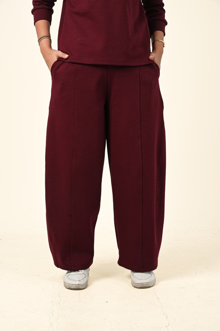 Wide-Leg Casual Pants