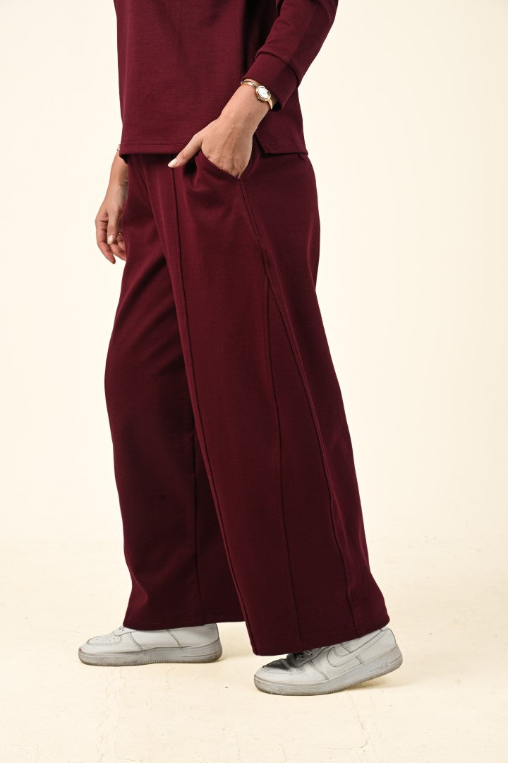 Wide-Leg Casual Pants