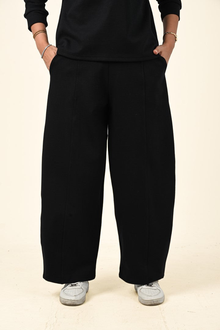 Wide-Leg Casual Pants