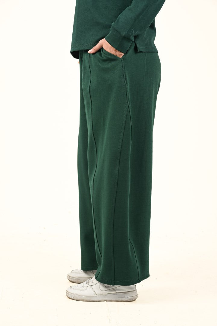 Wide-Leg Casual Pants