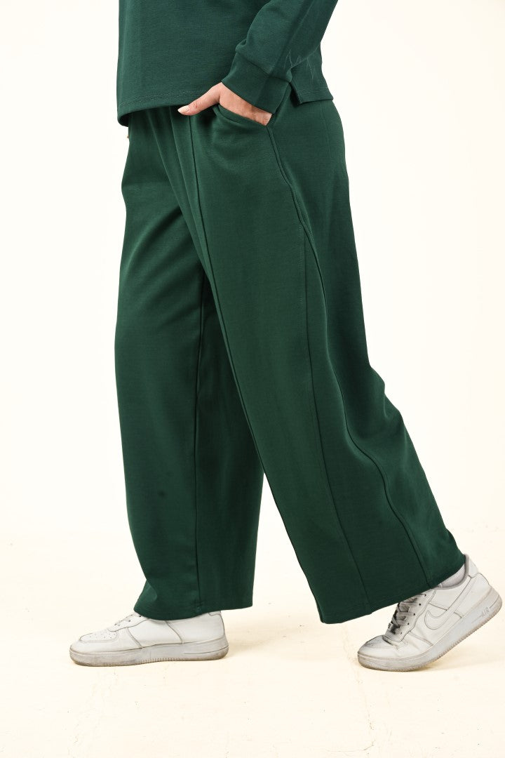 Wide-Leg Casual Pants