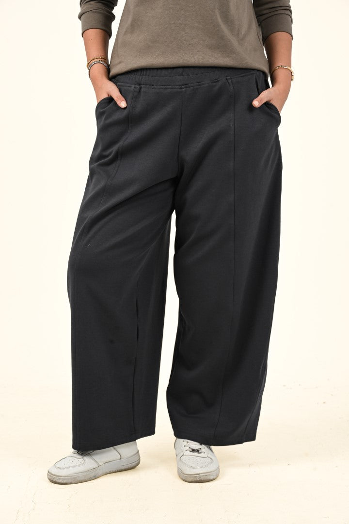 Wide-Leg Casual Pants