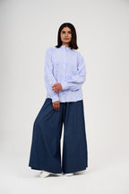 Floral Appliqué Embroidered Blouse