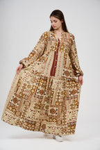 فستان نسائي طويل بتصميم انسيابي796