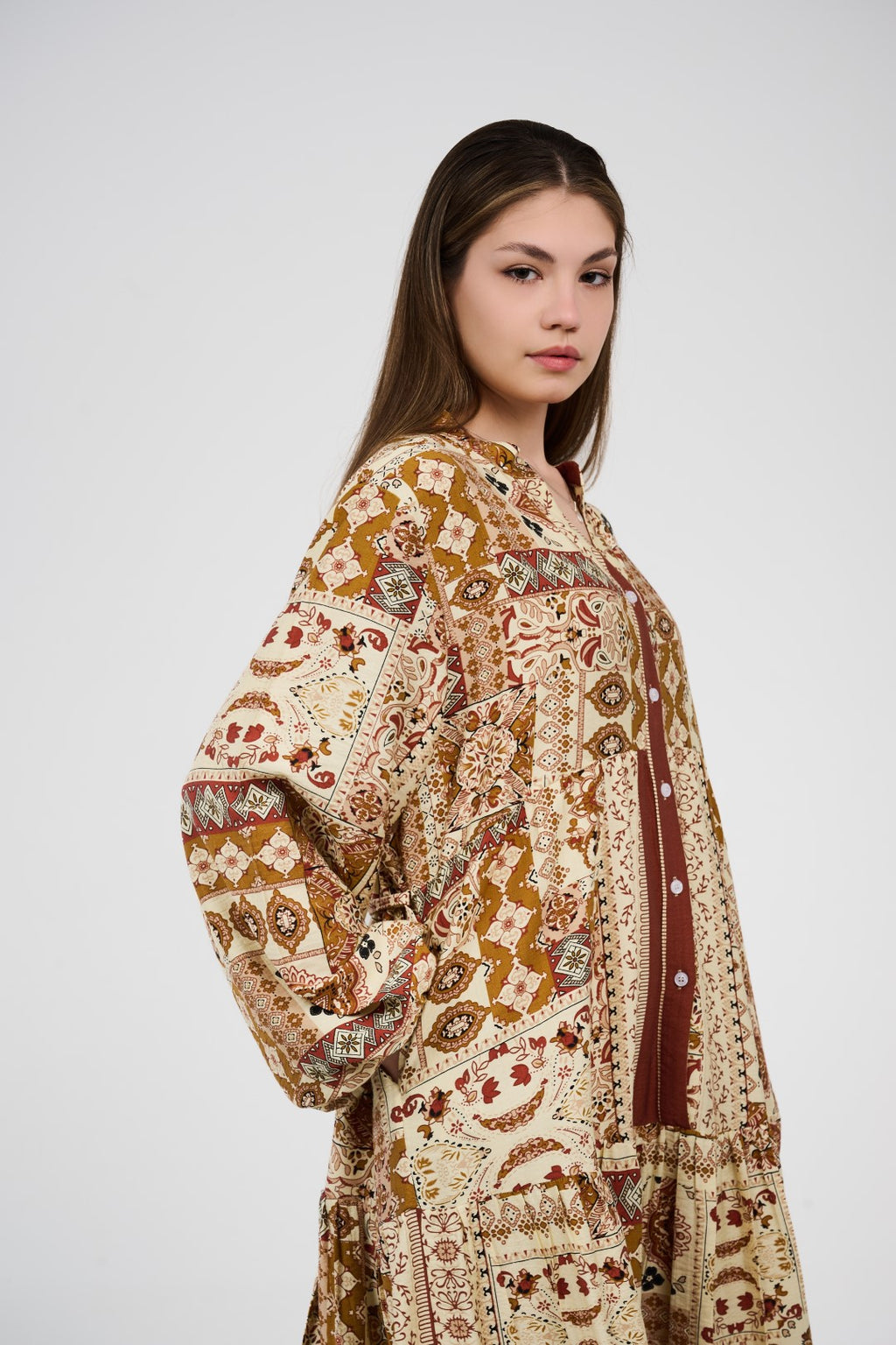 فستان نسائي طويل بتصميم انسيابي796