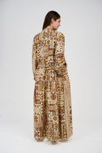 فستان نسائي طويل بتصميم انسيابي796